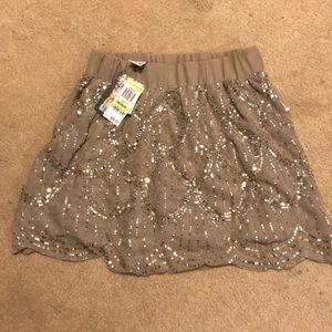 Sparkly chiffon skirt